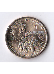2018 - 1 Dollaro Stati Uniti Jim Thorpe Fior di Conio